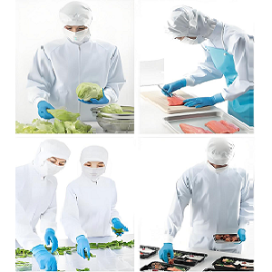 防靜電食品工作服實(shí)現(xiàn)靜電防護(hù)功能的兩種主要方式